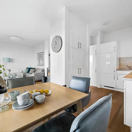 Ocean Blue- Eg, Terrasse, Kamin Daire