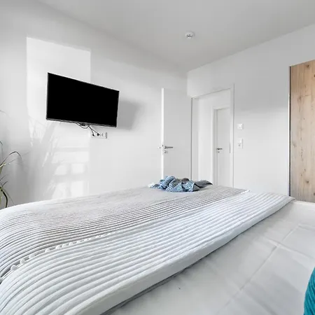 Ocean Blue- Eg, Terrasse, Kamin Daire